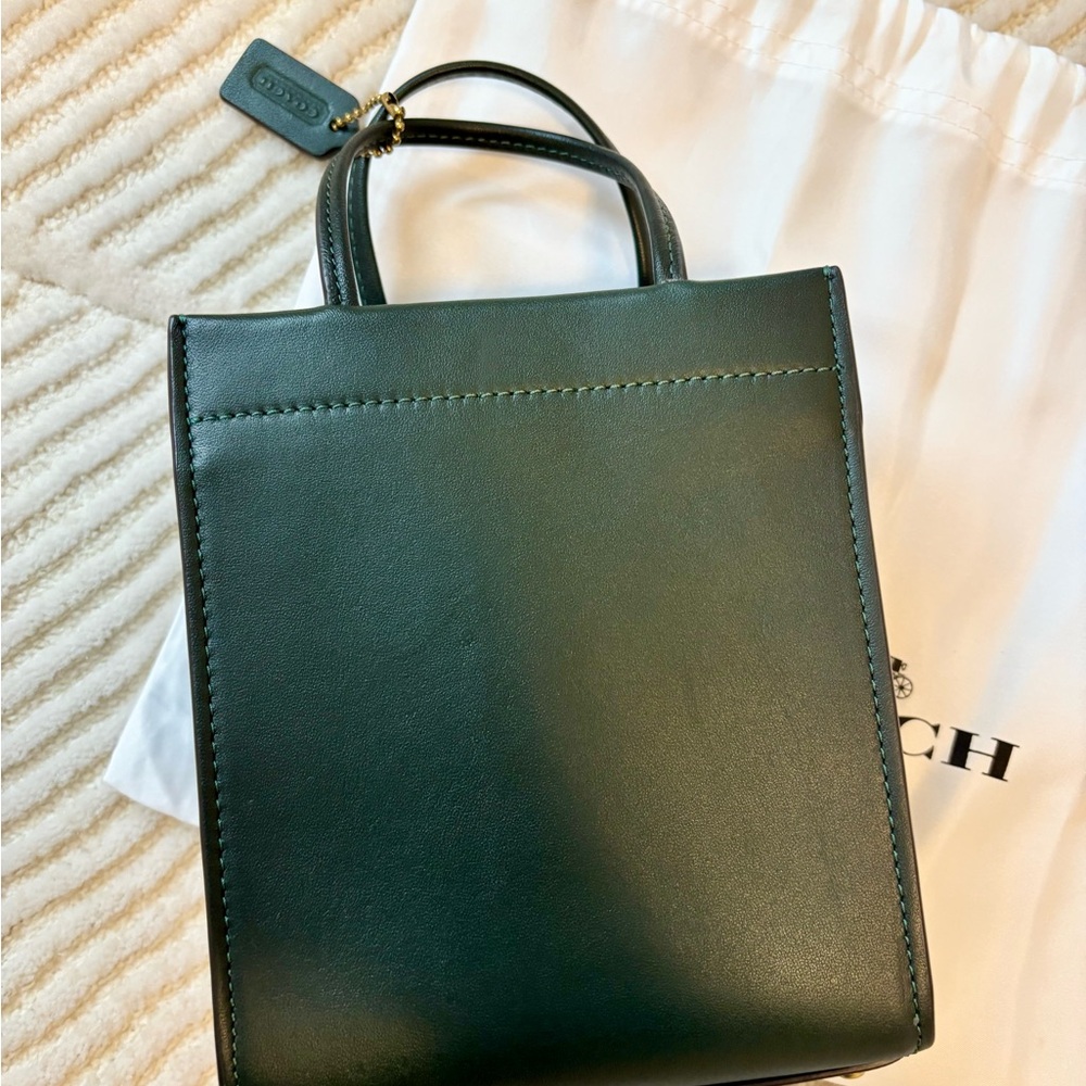 🍀Coach Green Crossbody Bag - Picture 7 of 11
